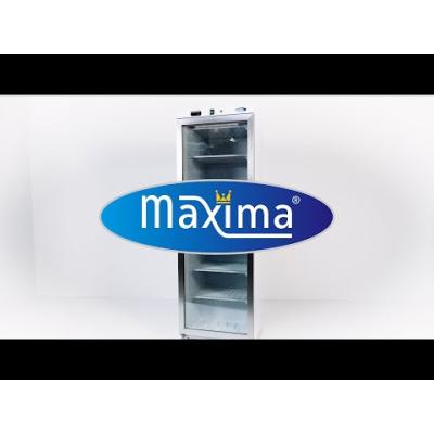 Maxima Mrazící skříň - 600 l - nerezová ocel - se skleněnými dveřmi |  09405035
